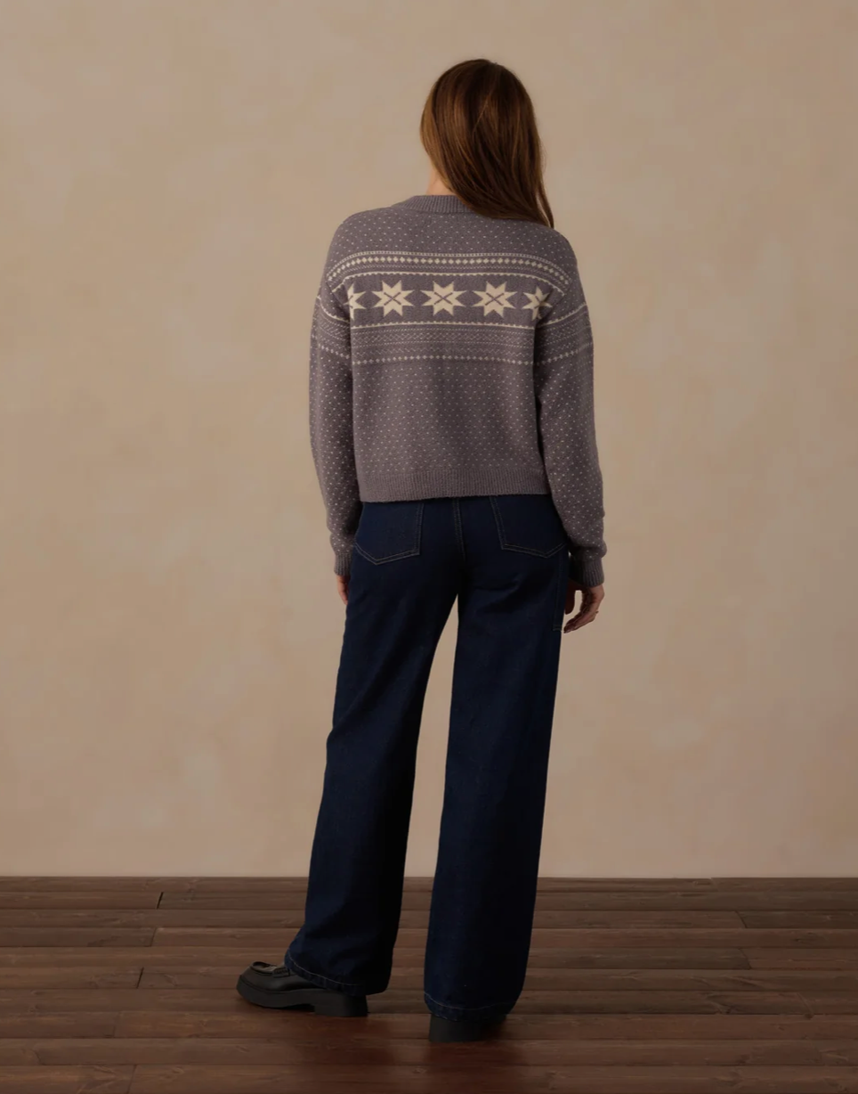 women's juniper cardigan in slate
