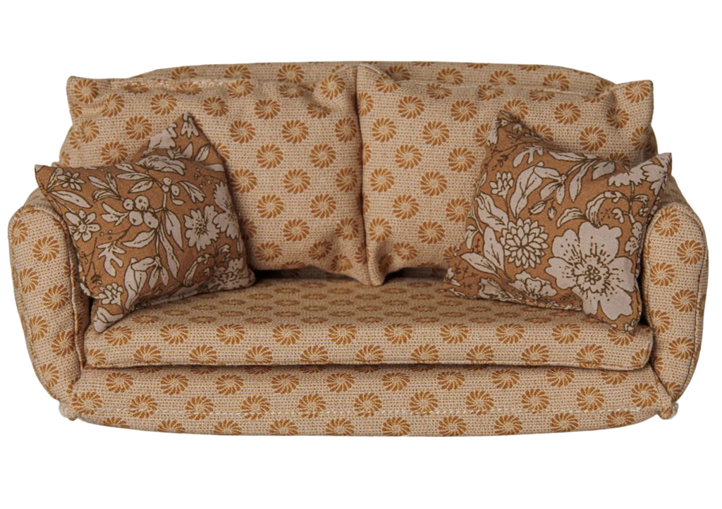 sofa bed, mouse, large - ocher
