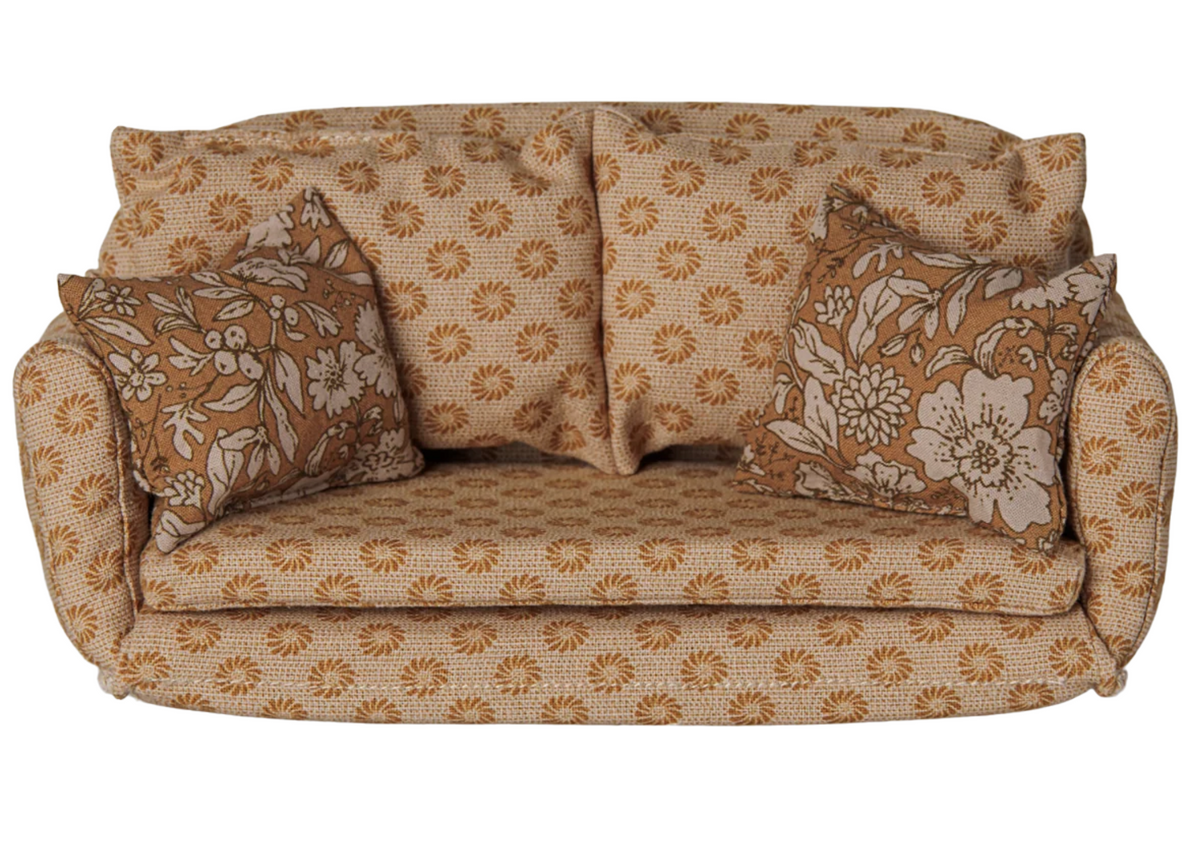sofa bed, mouse, large - ocher