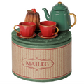 christmas tea party, mouse - red/green