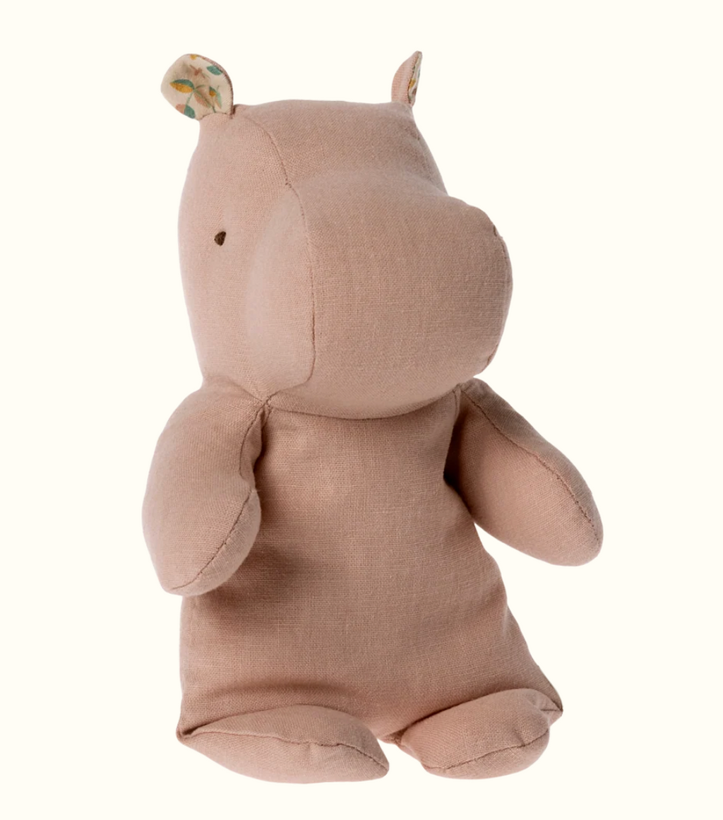 safari friends, hippo, small - soft rose