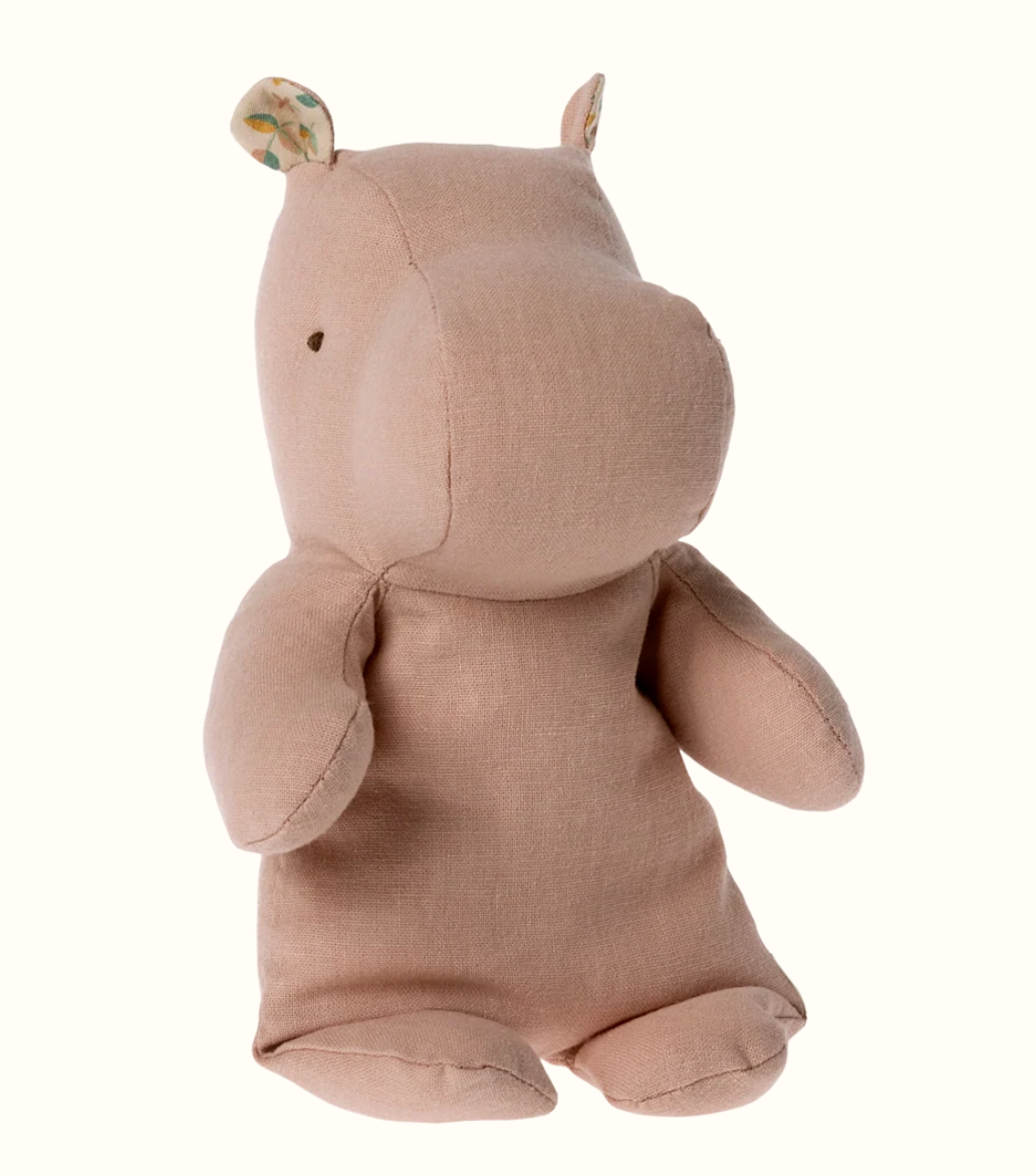 safari friends, hippo, small - soft rose