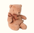 teddy bear plush, small - vintage rose