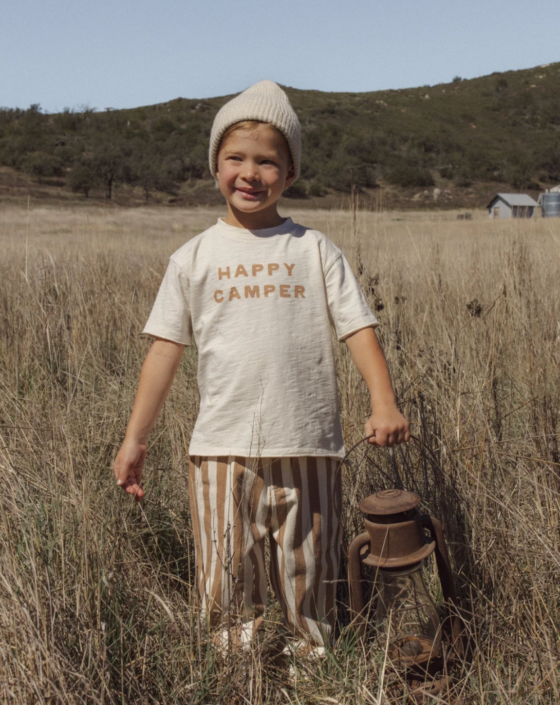 Raw Edge Tee in Happy Camper