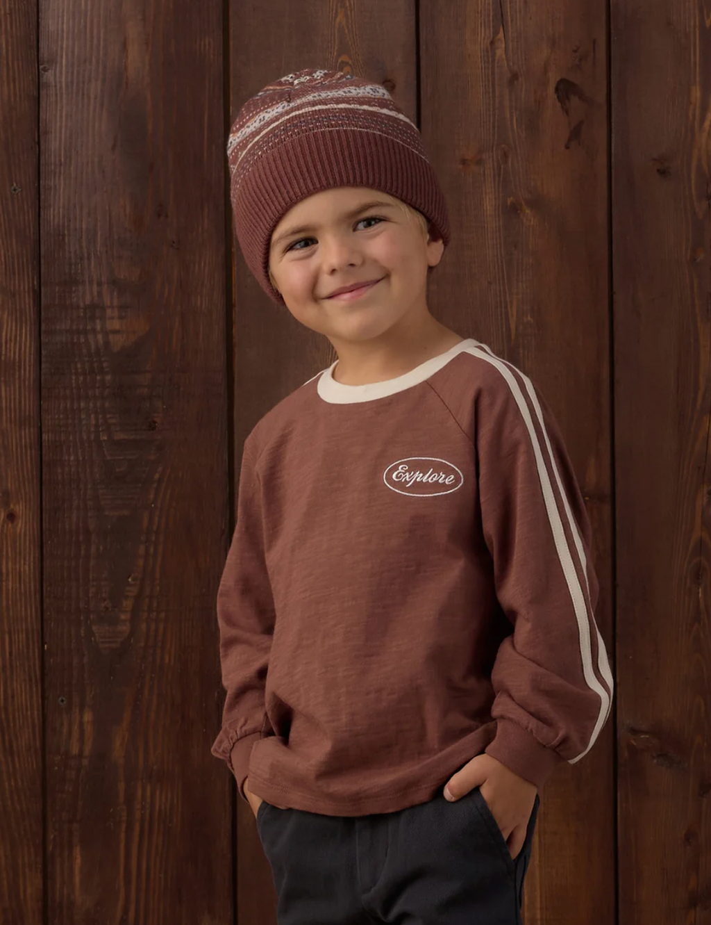 Relaxed Long Sleeve Tee in Explore