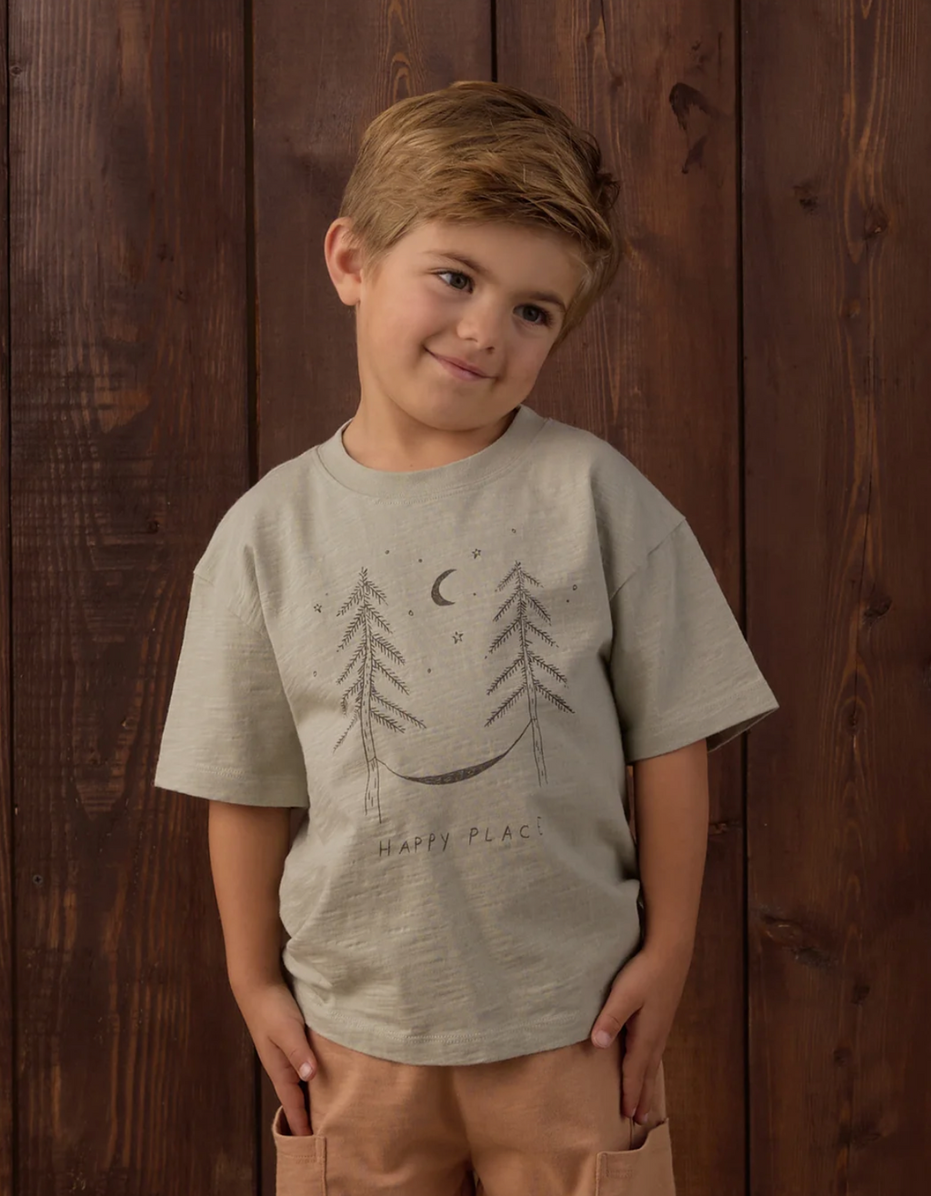 Relaxed Tee in Happy Place