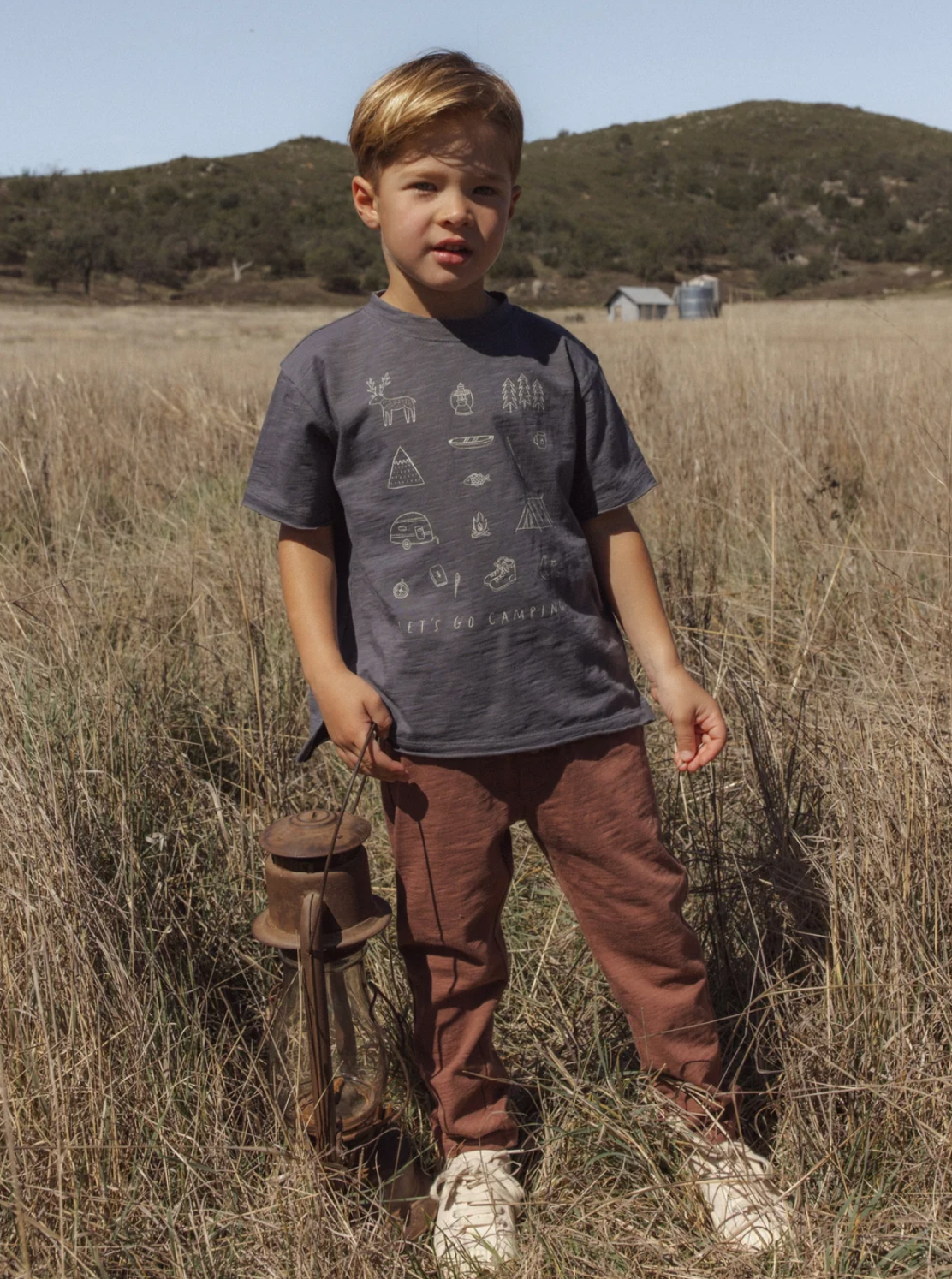 cru pant in mulberry