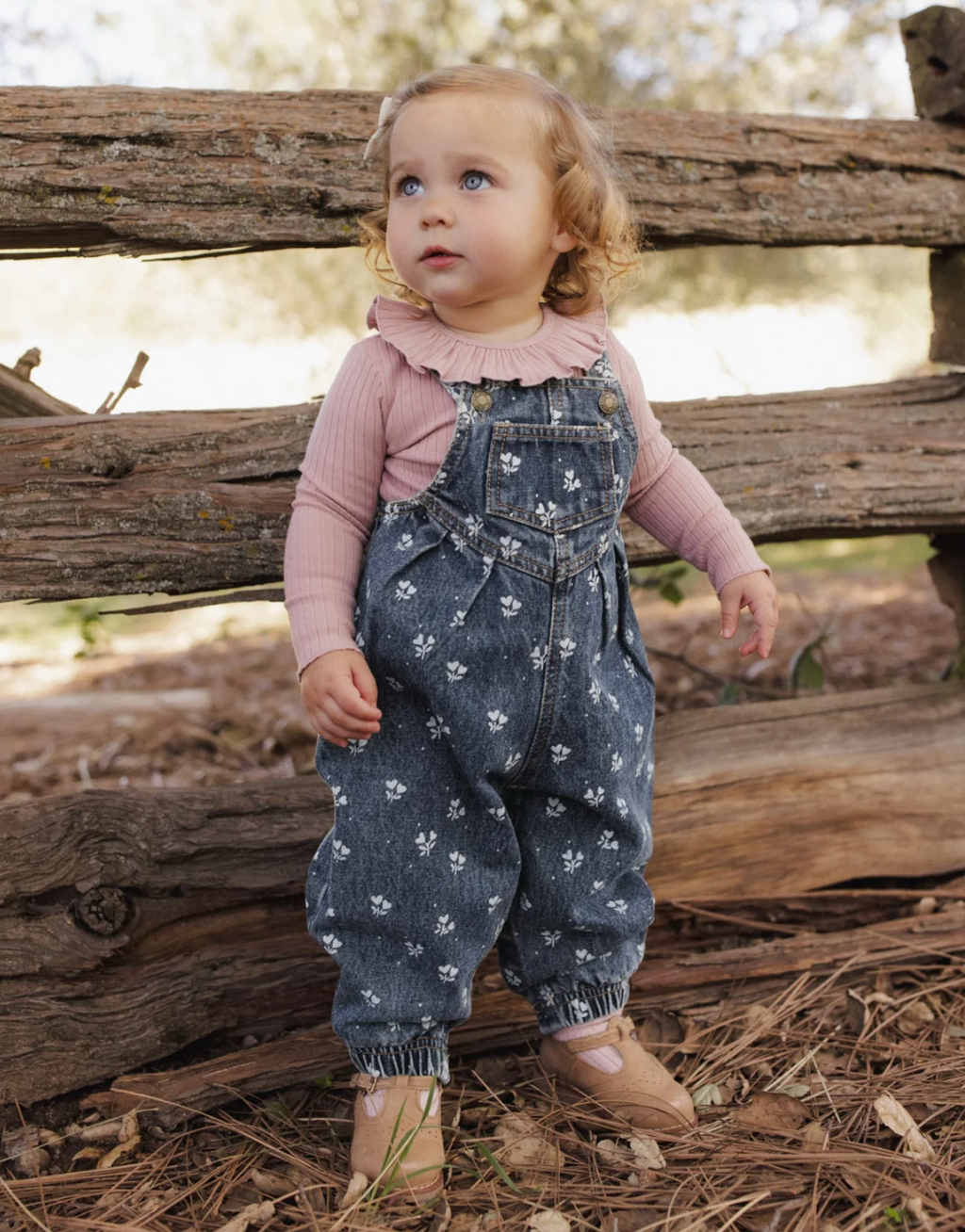 Ruffle Collar Bodysuit in Rosewood