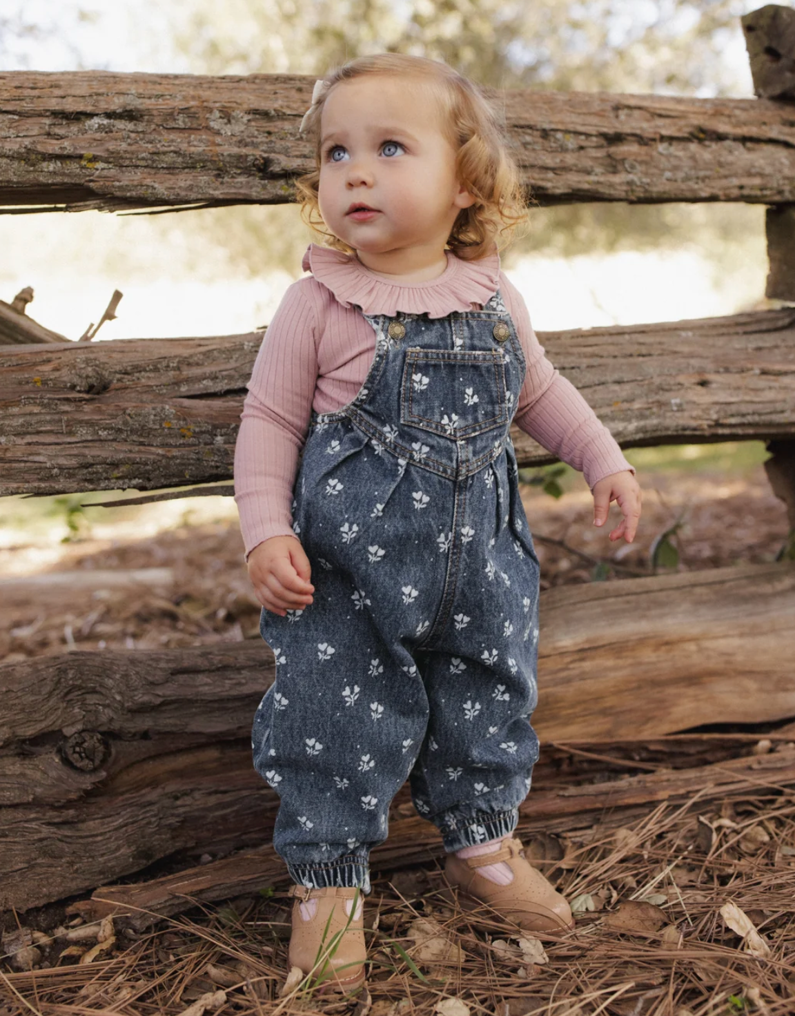 Ruffle Collar Bodysuit in Rosewood