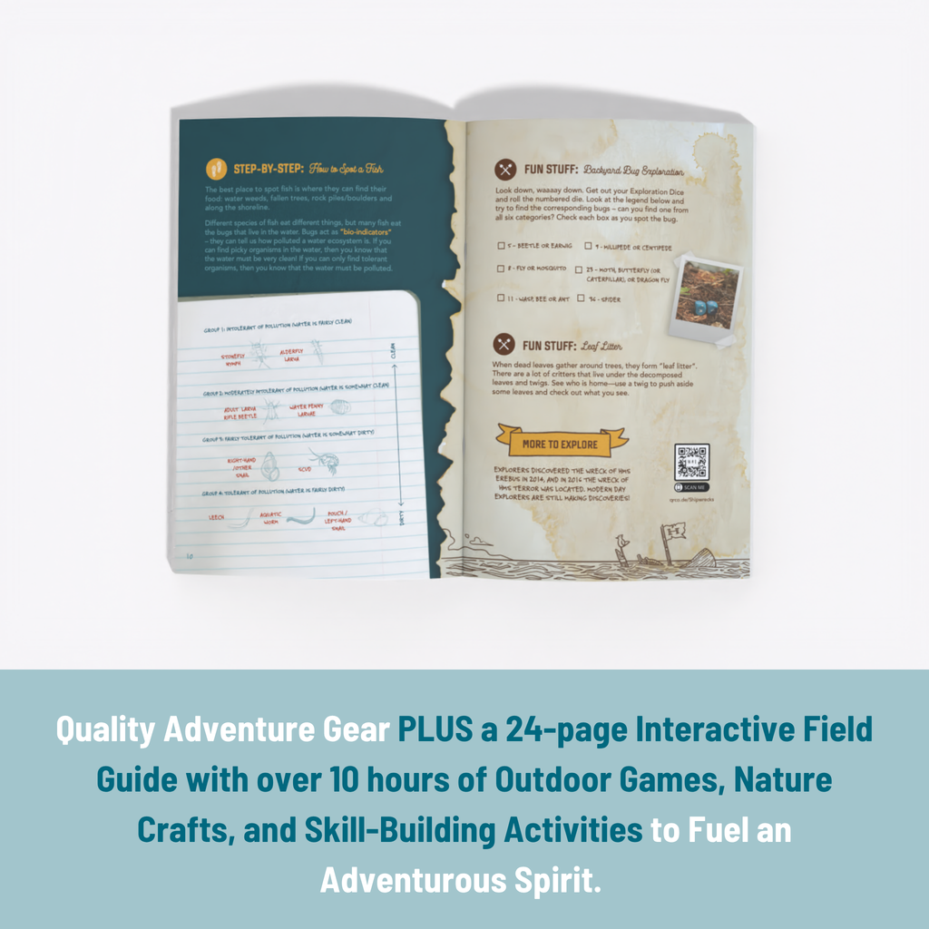Kids Outdoor Adventure Kit Explorer STEM Nature Set