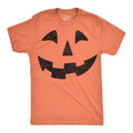 Pumpkin Face Youth T Shirt: Orange