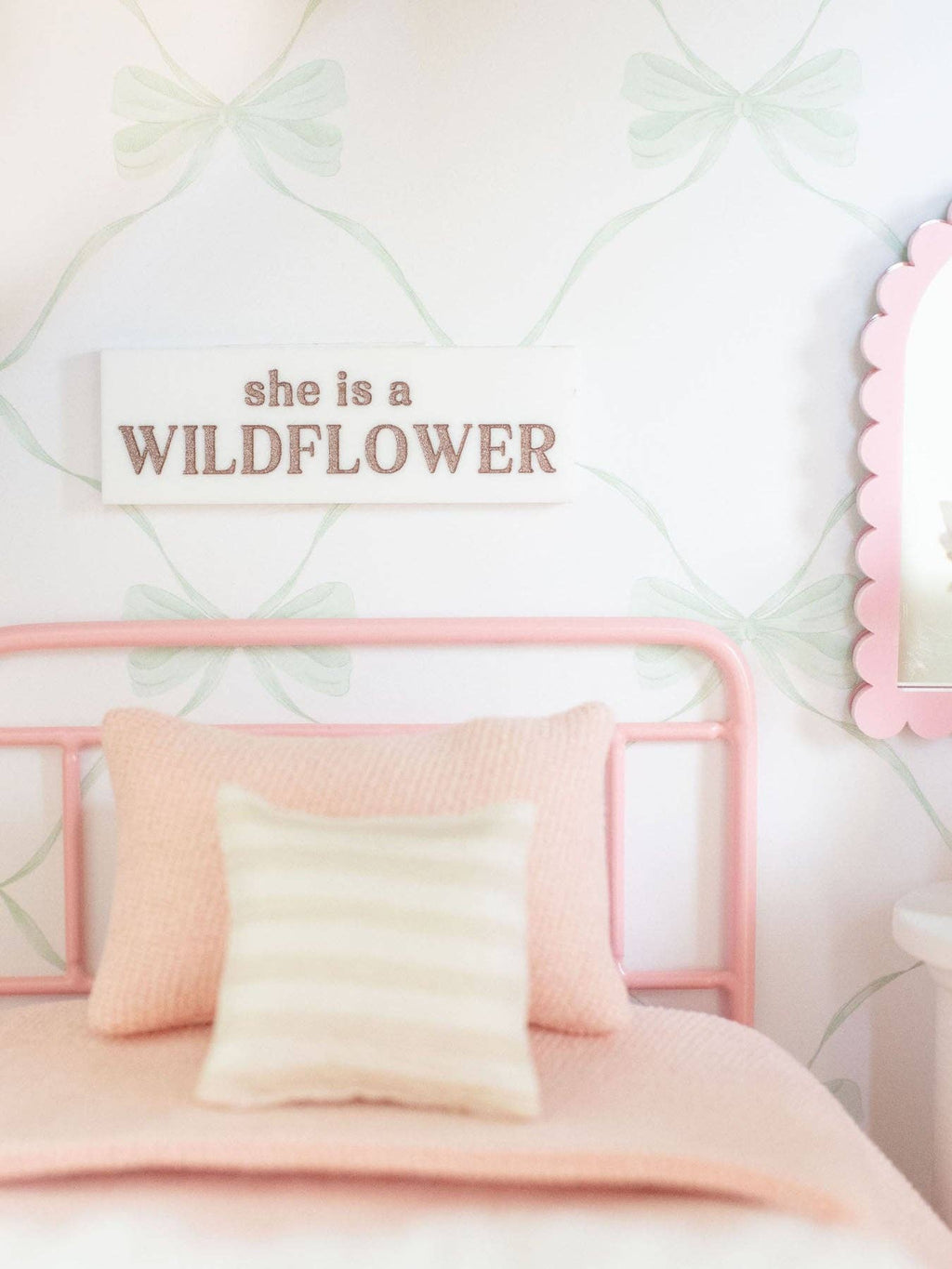 Ecru Loom Pillows | Dollhouse Miniature Accessories & Decor: Striped