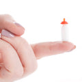 Miniature Plastic Baby Bottles with Lids (Pack of 2)