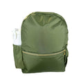 Olive Nylon Medium Backpack w/ Pocket  | Mint