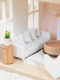 Dollhouse Adelaide Scoop Arm Sofa | Pearl White